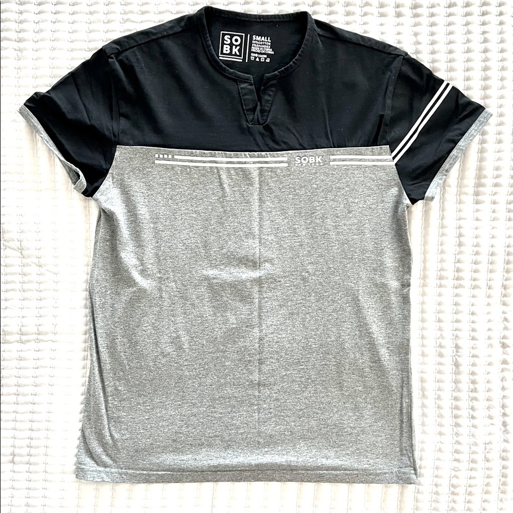 SOBK TSHIRT BLACK AND GREY